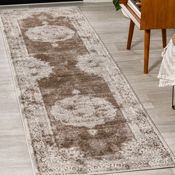Perfect rosalia Cottage Medallion Area Rug